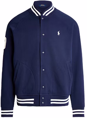 Polo Ralph Lauren FW24 条纹标志棒球领海军蓝夹克 710935535-001 Buy Polo Ralph Lauren FW24 条纹标志棒球领海军蓝夹克 710935535-001