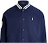 Details for Polo Ralph Lauren FW24 条纹标志棒球领海军蓝夹克 710935535-001