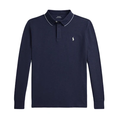 Polo Ralph Lauren FW25 Long Sleeve Polo Shirt with Embroidered Pony Logo MNPOKNI16824700-410
