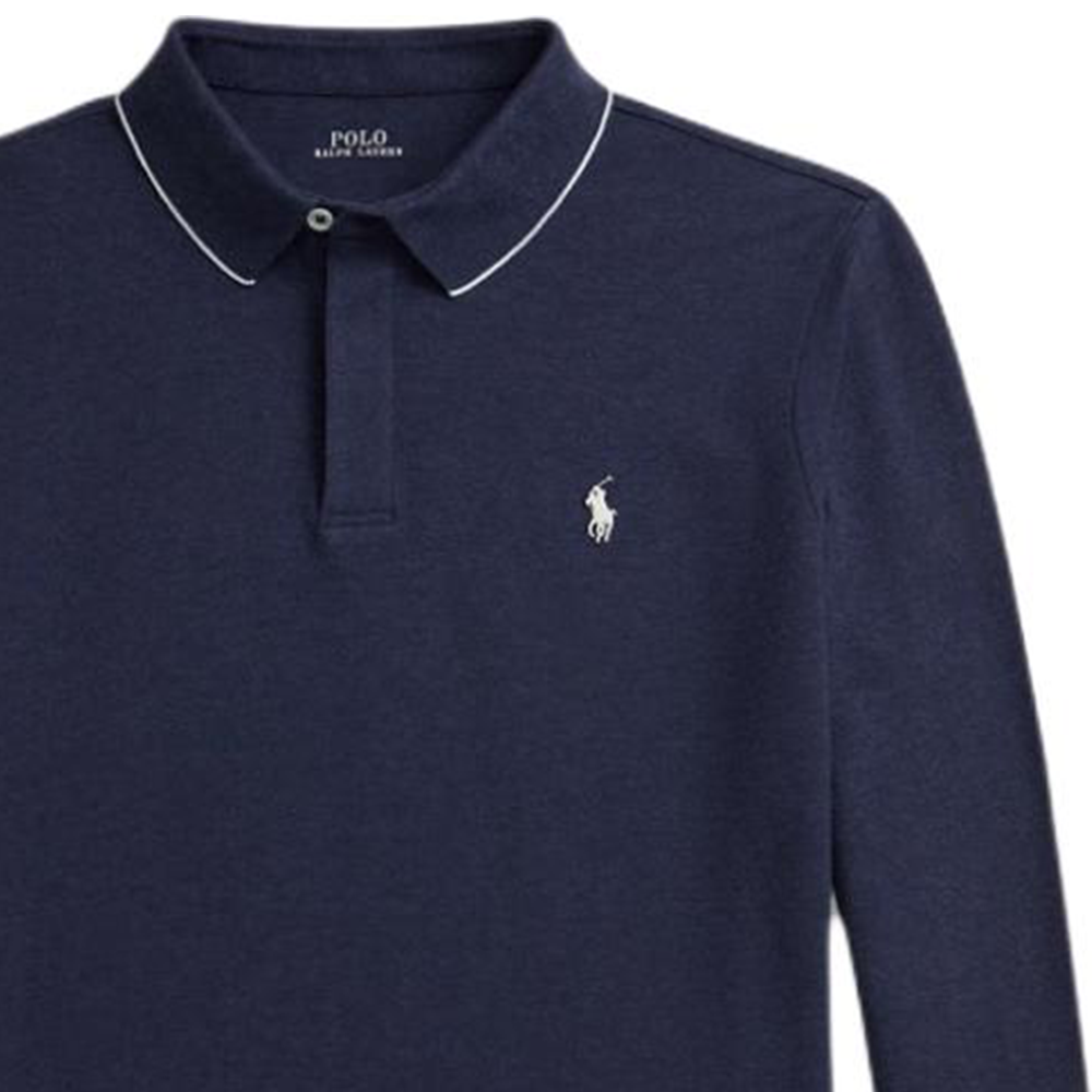 Polo Ralph Lauren FW25  Long Sleeve Polo Shirt with Embroidered Pony Logo MNPOKNI16824700-410 圖 4
