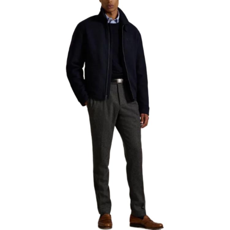 Lookbook Polo Ralph Lauren FW25 Langdon 羊毛立領外套 男士 710969654-001