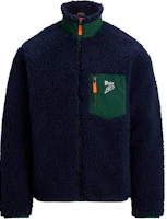 Polo Ralph Lauren FW25 Logo Plush Fleece Long Sleeve Zip Jacket 710980869-001 Polo Ralph Lauren FW25 Logo Plush Fleece Long Sleeve Zip Jacket 710980869-001