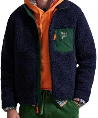 Polo Ralph Lauren FW25 Logo 絨毛抓毛長袖拉鍊外套 710980869-001 Lookbook Polo Ralph Lauren FW25 Logo 絨毛抓毛長袖拉鍊外套 710980869-001