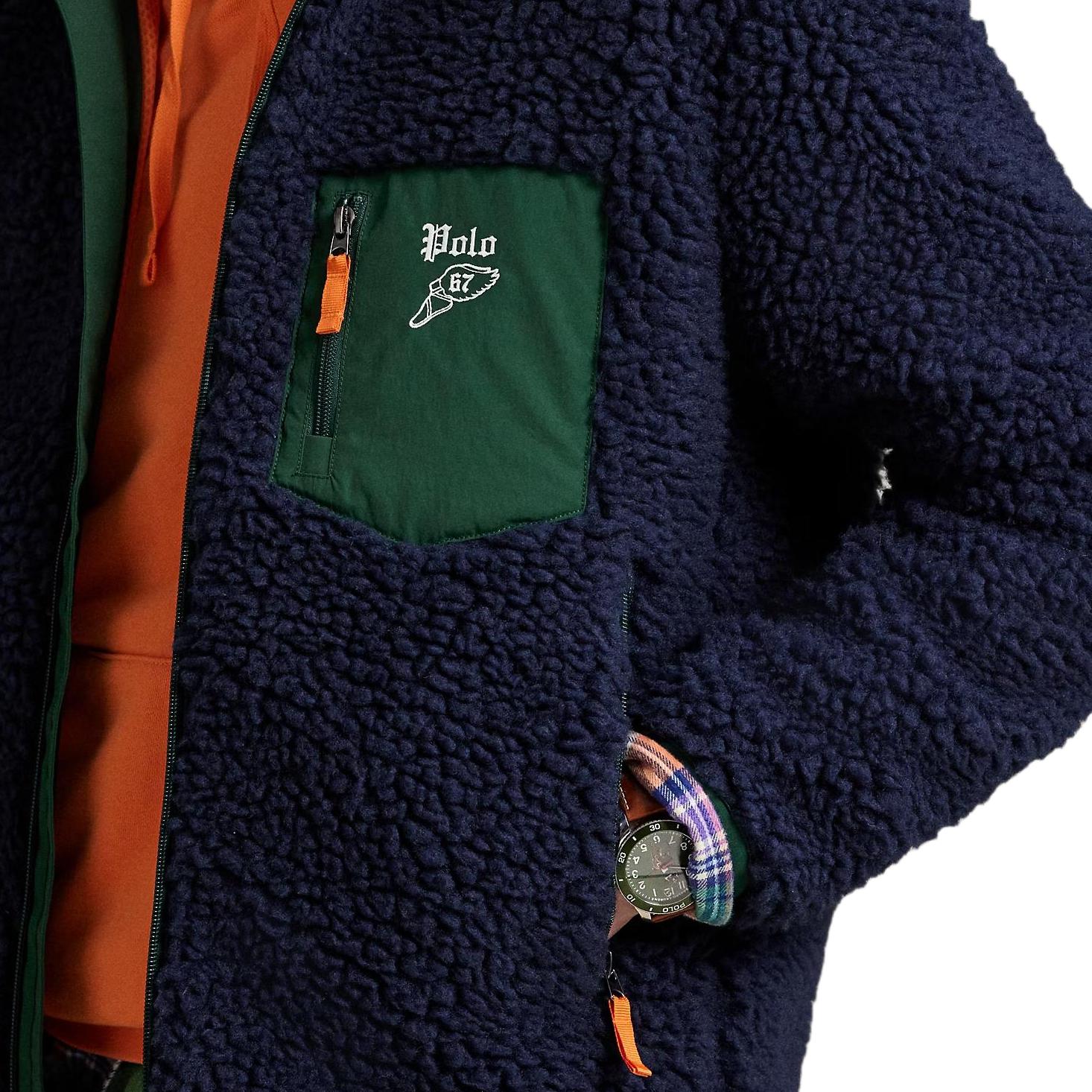 Polo Ralph Lauren FW25 Logo Plush Fleece Long Sleeve Zip Jacket 710980869-001 圖 7