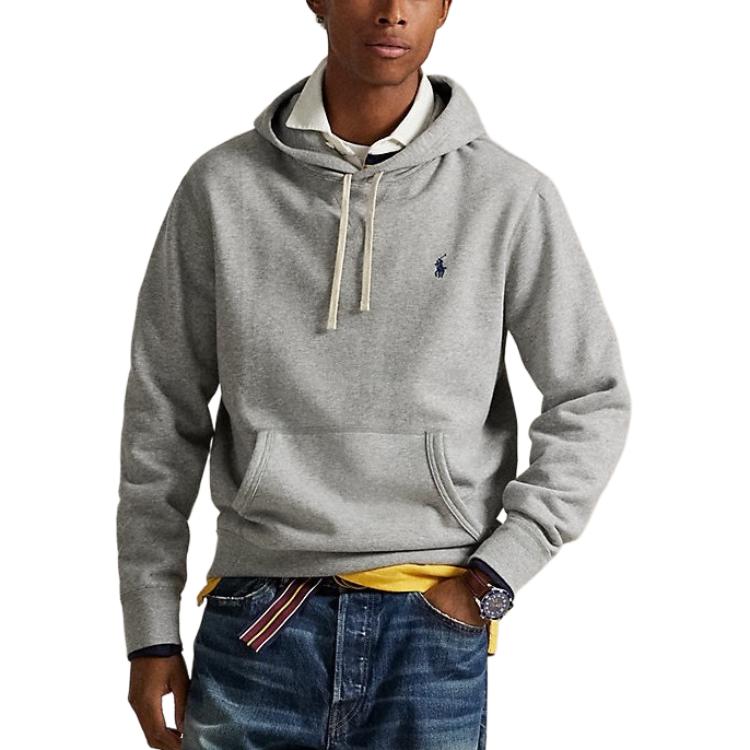 Polo Ralph Lauren FW25 Solid Logo Embroidered Hoodie  Long Sleeve Sweater 710852073-019