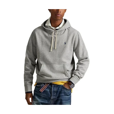 Polo Ralph Lauren FW25 Solid Logo Embroidered Hoodie Long Sleeve Sweater 710852073-019