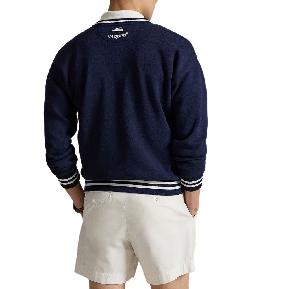 Polo Ralph Lauren FW25 US Open Striped V-Neck Pullover Sweatshirt  710980465-001 圖 5