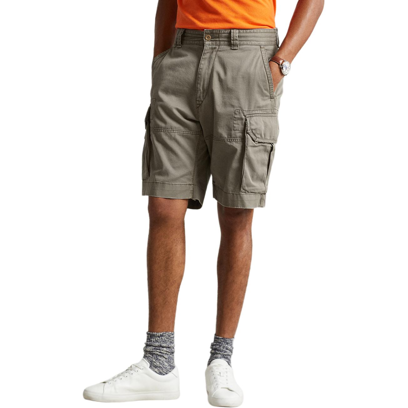 Lookbook Polo Ralph Lauren Gellar 經典款棉質工裝短褲 橄欖綠 MNPOSHO14A20035-300