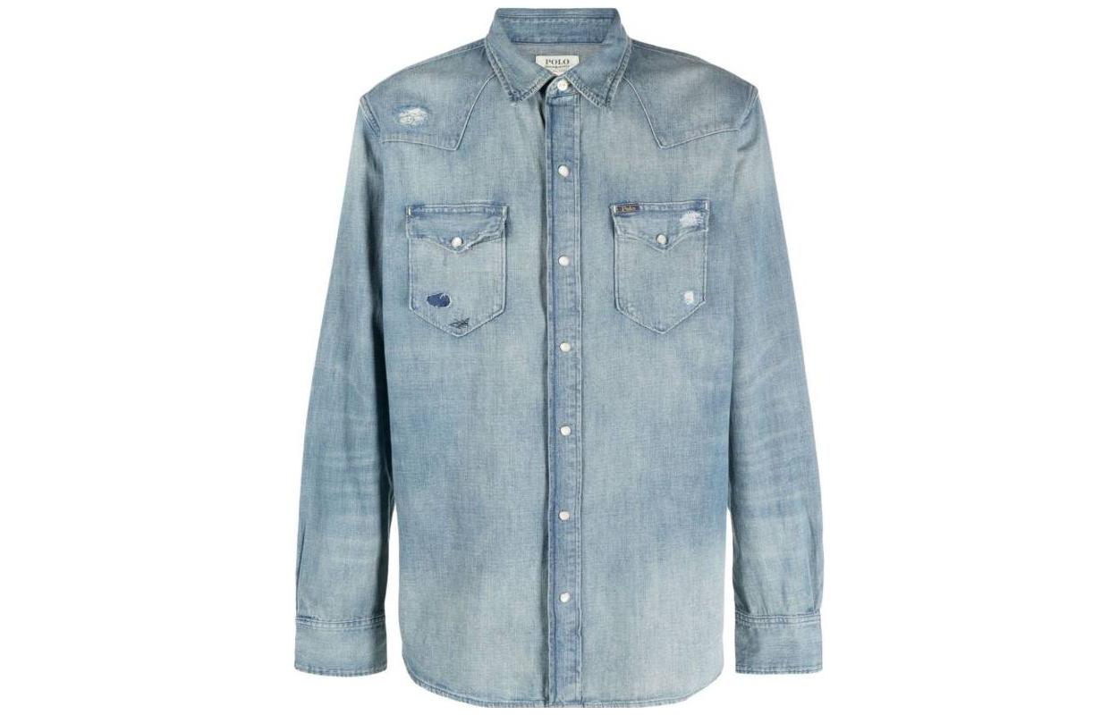 Polo Ralph Lauren Gradient Button-Down Casual Shirt  Blue 710910716-001