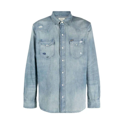 Polo Ralph Lauren Gradient Button-Down Casual Shirt Blue 710910716-001