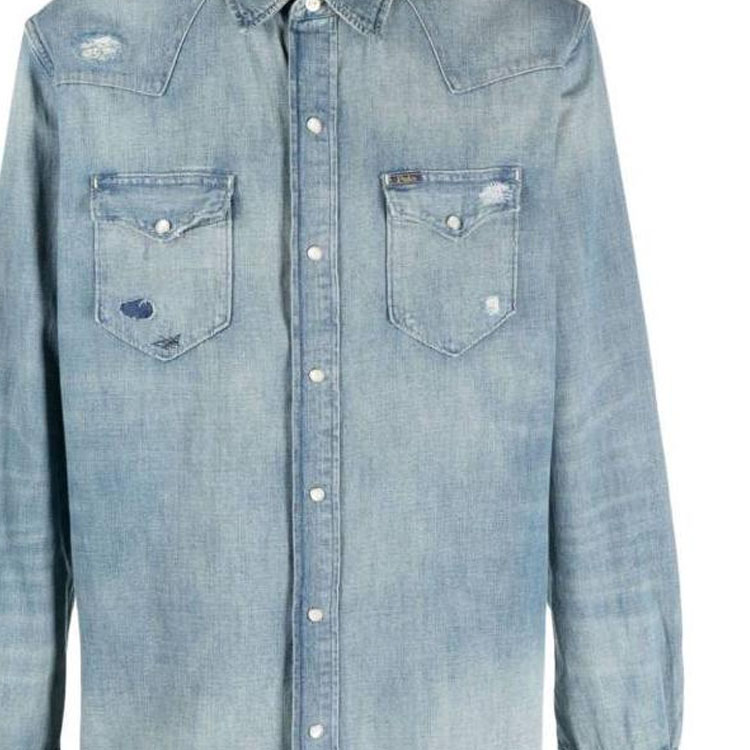 Polo Ralph Lauren Gradient Button-Down Casual Shirt  Blue 710910716-001 圖 5