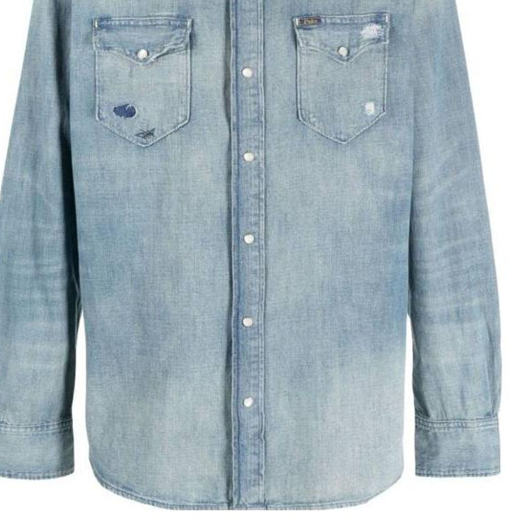 Polo Ralph Lauren Gradient Button-Down Casual Shirt  Blue 710910716-001 圖 7