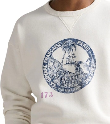 Polo Ralph Lauren 白色图案印花圆领长袖卫衣 710958232-001 Details for Polo Ralph Lauren 白色图案印花圆领长袖卫衣 710958232-001