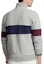 Lookbook Jaket Polo Ralph Lauren Abu-Abu High Neck Bordir dengan Resleting Depan 710881502-006