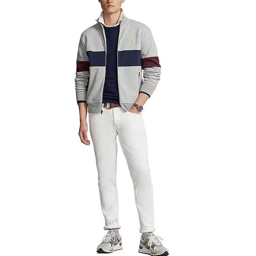 Polo Ralph Lauren Grey Zip-Up High-Neck Embroidered Jacket 710881502-006 圖 4