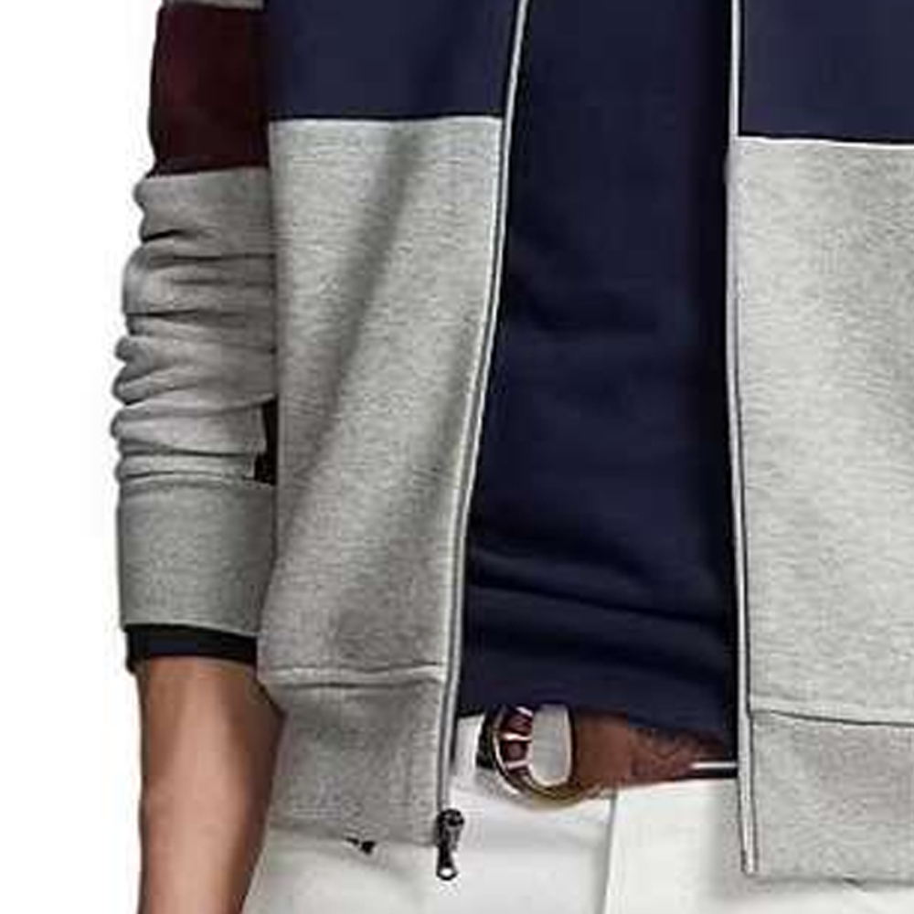 Polo Ralph Lauren Grey Zip-Up High-Neck Embroidered Jacket 710881502-006 圖 6