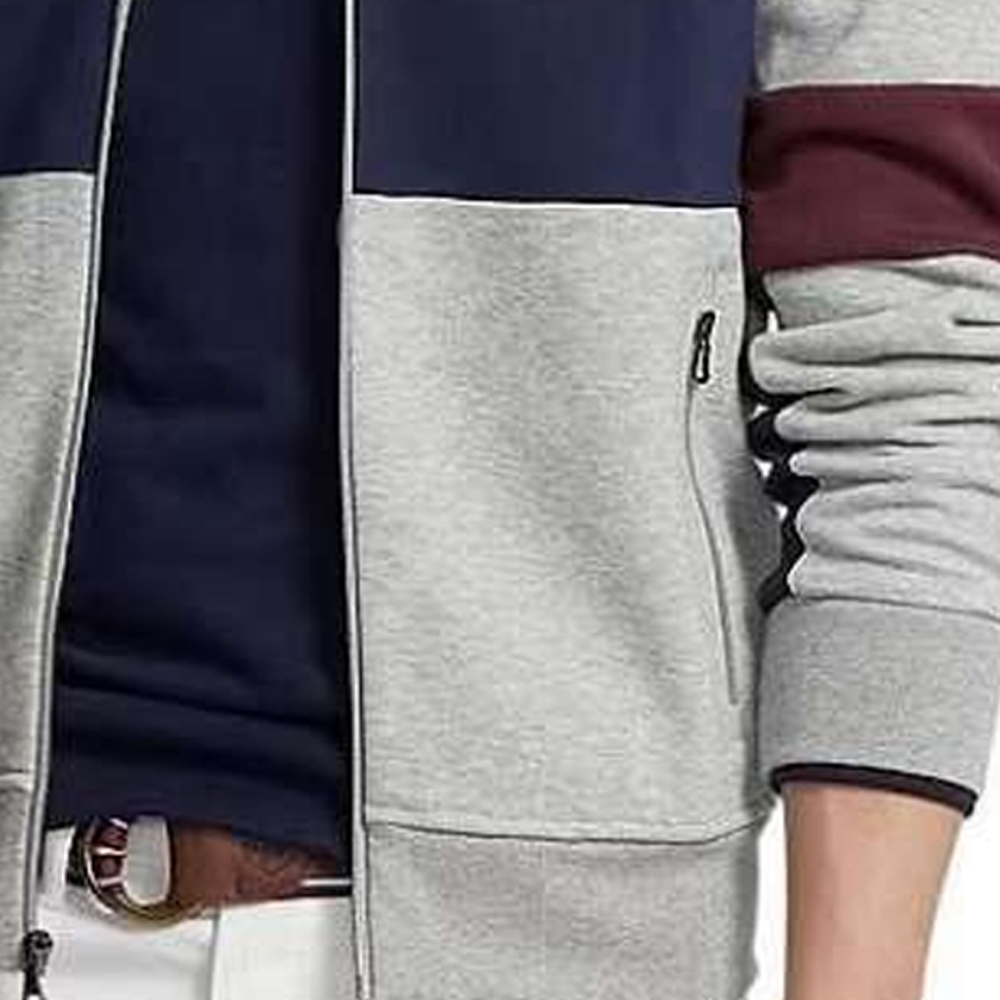 Polo Ralph Lauren Grey Zip-Up High-Neck Embroidered Jacket 710881502-006 圖 7