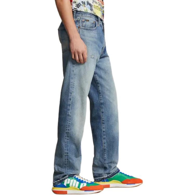 Details for Polo Ralph Lauren Heritage 直筒牛仔褲 寬鬆藍色丹寧長褲 MNPODNM10920310