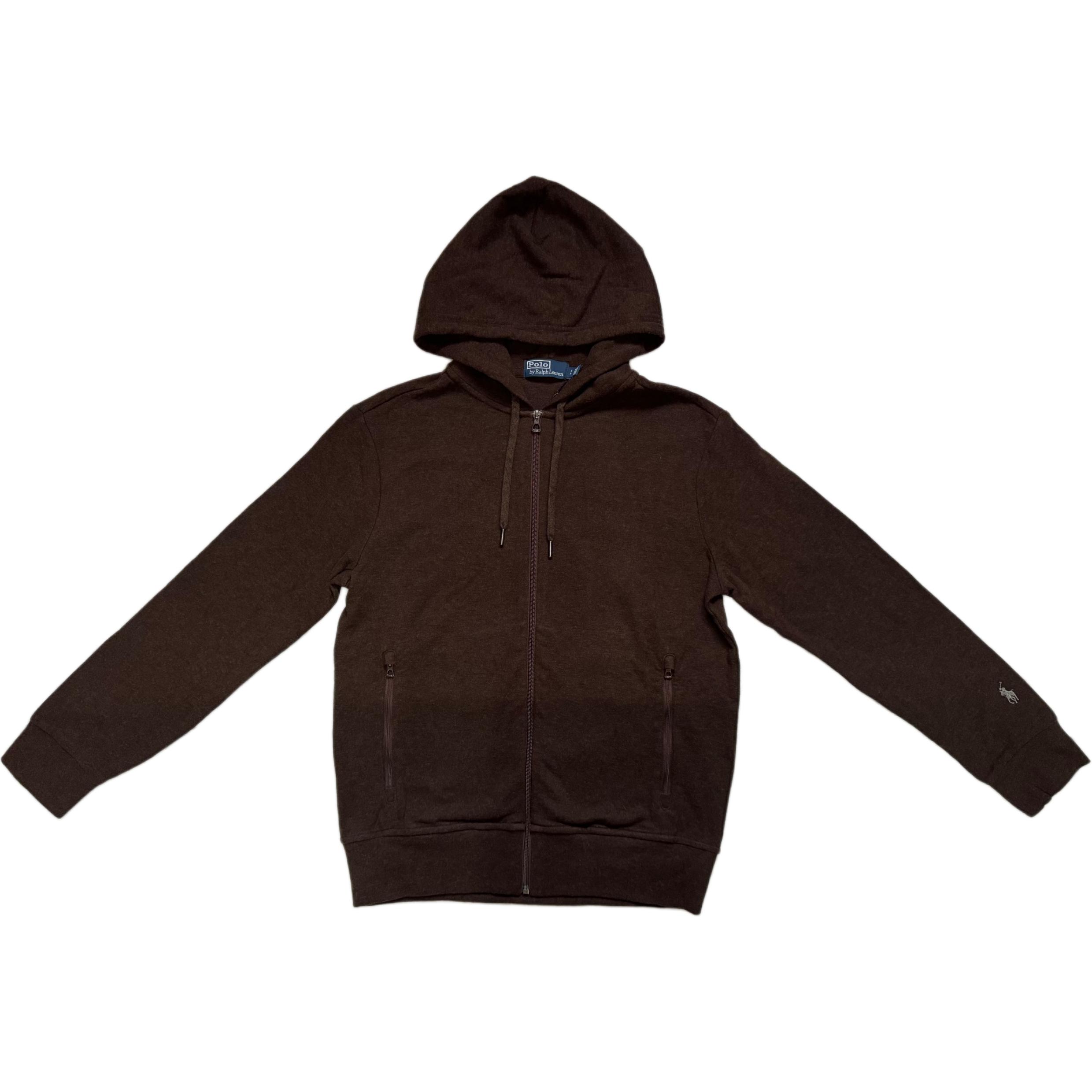 Polo Ralph Lauren Hoodie with Embroidered Pony Logo and Cotton Zip-Up Design 710815288-007