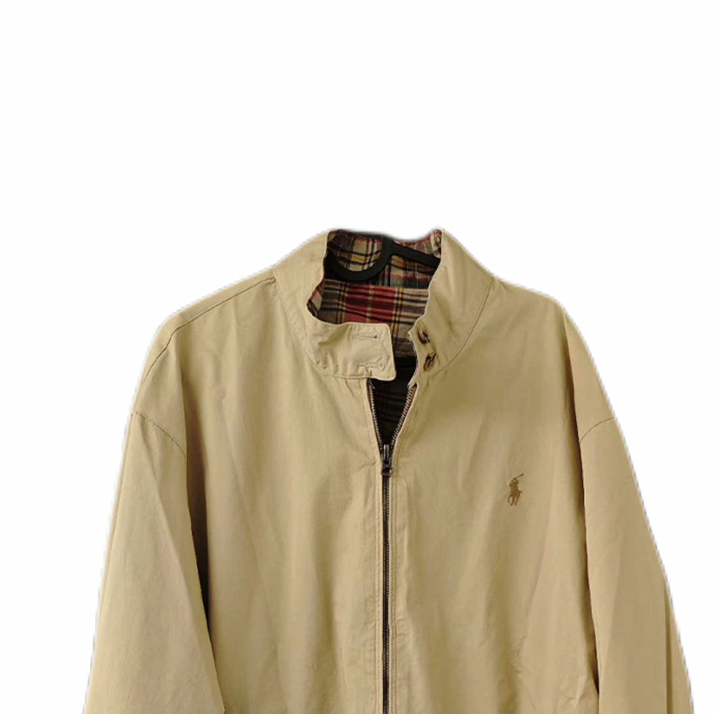 Shop ポロ ラルフローレン カーキ 刺繍ポニー ショートジャケット 710898145001