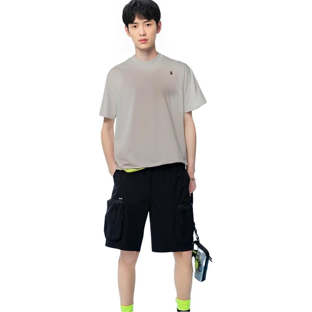 Shop Polo Ralph Lauren 兒童純棉V領短袖T恤 SS23 白色短袖上衣 323832906007