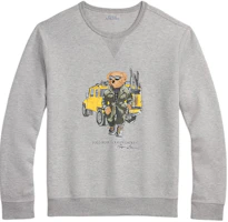 Polo Ralph Lauren Logo Crewneck Pullover Sweatshirt - Grey 710958195-001 Polo Ralph Lauren Logo Crewneck Pullover Sweatshirt - Grey 710958195-001