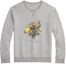 Order Polo Ralph Lauren Logo Crewneck Pullover Sweatshirt - Kelabu 710958195-001