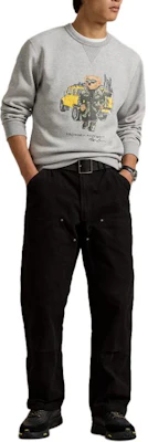 Polo Ralph Lauren Logo Crewneck Pullover Sweatshirt - Kelabu 710958195-001 Lookbook Polo Ralph Lauren Logo Crewneck Pullover Sweatshirt - Kelabu 710958195-001