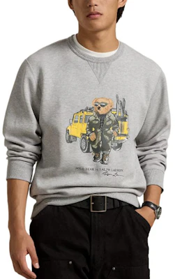 Polo Ralph Lauren Logo Crewneck Pullover Sweatshirt - Kelabu 710958195-001 Shop Polo Ralph Lauren Logo Crewneck Pullover Sweatshirt - Kelabu 710958195-001