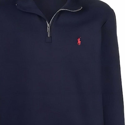 Polo Ralph Lauren 刺繡Logo半拉鍊長袖運動衫 藍色 男款 710962519-003 Purchase Polo Ralph Lauren 刺繡Logo半拉鍊長袖運動衫 藍色 男款 710962519-003