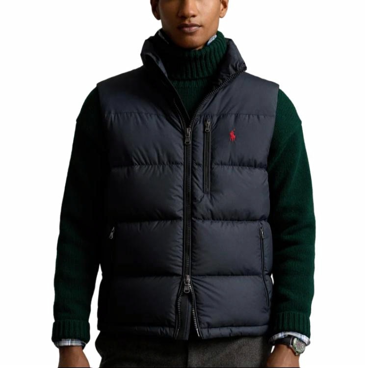 Purchase Polo Ralph Lauren 男士刺繡無袖拉鍊背心 黑色 710940236-001