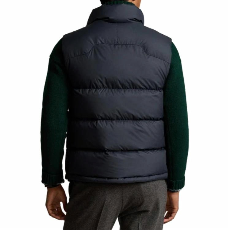 Details for Polo Ralph Lauren 男士刺繡無袖拉鍊背心 黑色 710940236-001