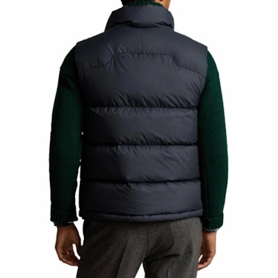 Polo Ralph Lauren 男士刺繡無袖拉鍊背心 黑色 710940236-001 Details for Polo Ralph Lauren 男士刺繡無袖拉鍊背心 黑色 710940236-001