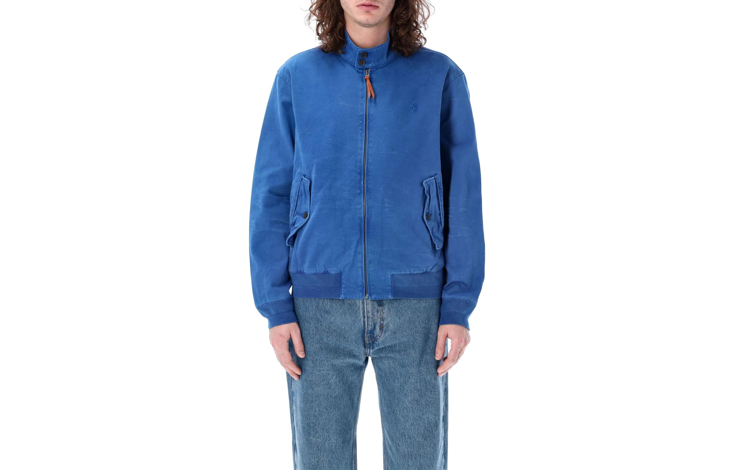 Polo Ralph Lauren Logo Embroidered Zip-Up Jacket Blue  Long Sleeve. 710928484C-001 圖 2