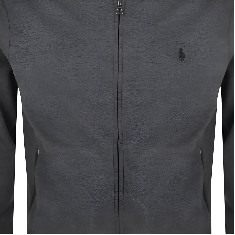 Polo Ralph Lauren Logo Embroidered Zip-Up Jacket Charcoal Gray 710842844-008 圖 5