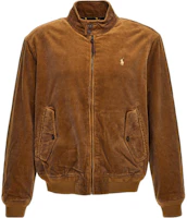 Polo Ralph Lauren Logo Embroidered Zip-Up Stand Collar Jacket Brown Men’s. 914227002-BEIGE Polo Ralph Lauren Logo Embroidered Zip-Up Stand Collar Jacket Brown Men’s. 914227002-BEIGE