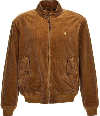Polo Ralph Lauren 男士刺绣标志棕色立领拉链夹克外套 914227002-BEIGE Buy Polo Ralph Lauren 男士刺绣标志棕色立领拉链夹克外套 914227002-BEIGE