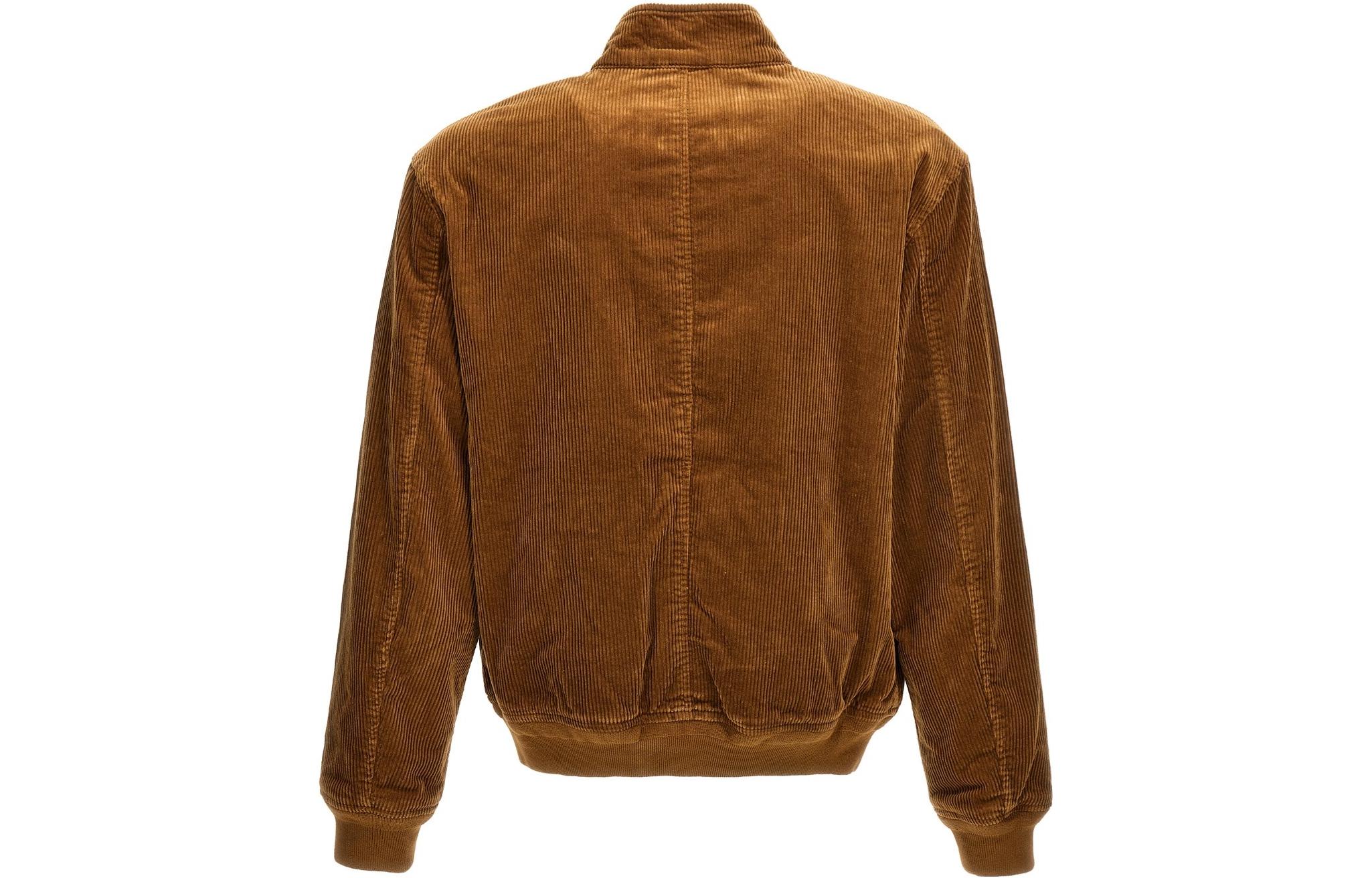 Polo Ralph Lauren Logo Embroidered Zip-Up Stand Collar Jacket Brown Men’s. 914227002-BEIGE 圖 3