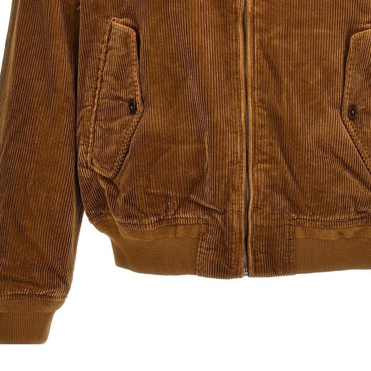 Polo Ralph Lauren Logo Embroidered Zip-Up Stand Collar Jacket Brown Men’s. 914227002-BEIGE 圖 7