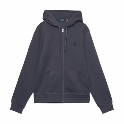 Polo Ralph Lauren Logo Hoodie Jacket in Dark Gray 710662094-028