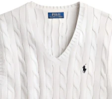 Details for Polo Ralph Lauren Logo 針織麻花V領休閒背心 灰色 710766173-004