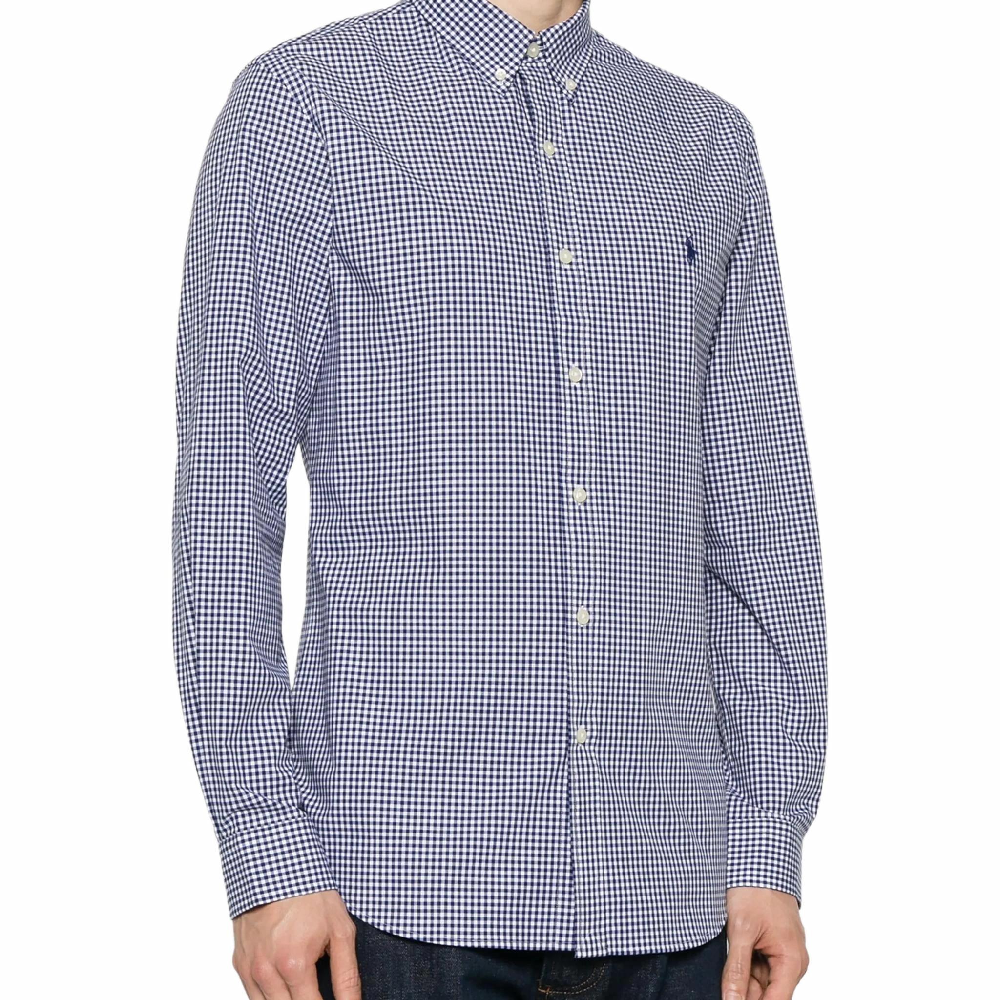 Polo Ralph Lauren Logo Plaid Print Long Sleeve Shirt  Blue 710978350001 圖 6