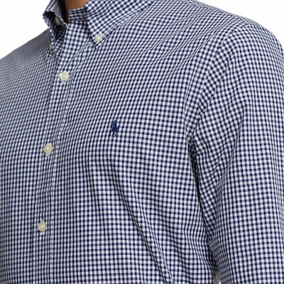 Polo Ralph Lauren Logo Plaid Print Long Sleeve Shirt Blue 710978350001 Sizing Polo Ralph Lauren Logo Plaid Print Long Sleeve Shirt Blue 710978350001