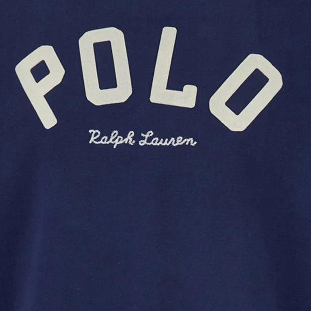 Polo Ralph Lauren Logo Printed Crewneck Long Sleeve Sweatshirt Blue Men. 710952041-001 圖 5