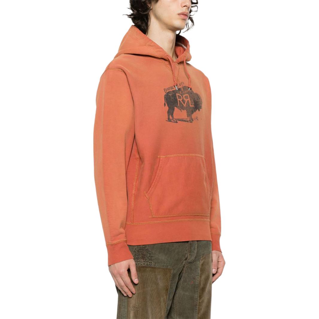 Polo Ralph Lauren Logo Printed Orange Casual Hoodie for Men. 782911476-001 圖 5