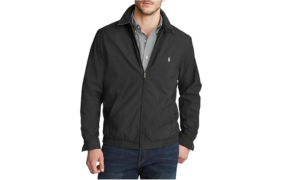 Polo Ralph Lauren Logo Solid Color Polo Zip-Up Jacket for Men. 7286078B-TBW