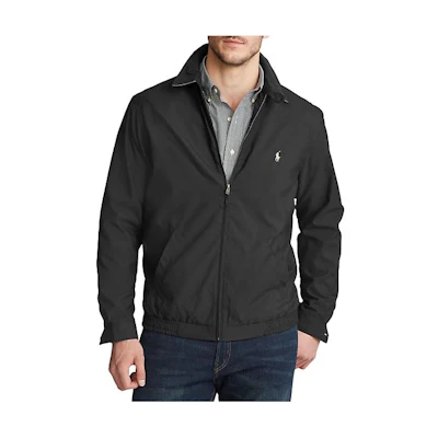 Polo Ralph Lauren Logo Solid Color Polo Zip-Up Jacket for Men. 7286078B-TBW
