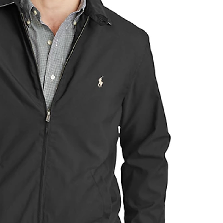 Polo Ralph Lauren Logo Solid Color Polo Zip-Up Jacket for Men. 7286078B-TBW 圖 6