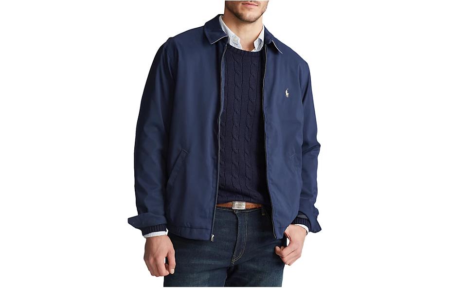 Polo Ralph Lauren Logo Solid Color Polo Zip-Up Jacket for Men. 7286078B-TBW 圖 8