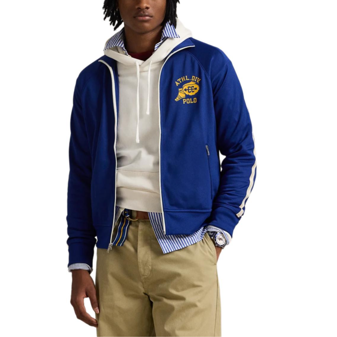 Polo Ralph Lauren Logo Sports Long Sleeve Jacket Blue MNPOKNI16823996-BLUE 圖 4